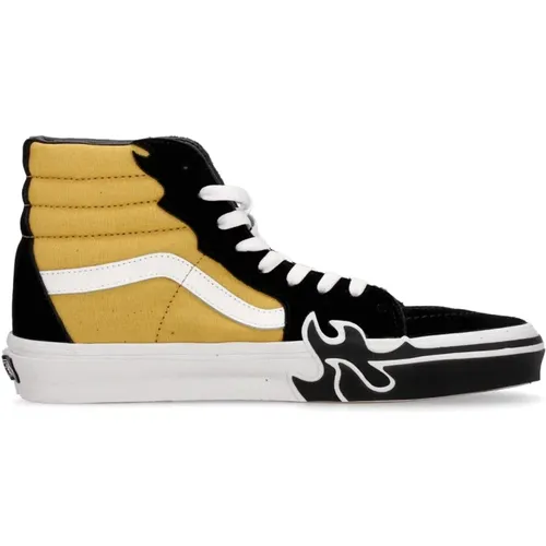 Flame High-Top Schnürschuh , Herren, Größe: 45 EU - Vans - Modalova