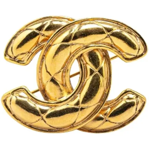 Pre-owned Jewellery, female, , Size: ONE SIZE Pre-owned Metal brooches - Chanel Vintage - Modalova