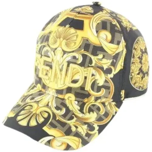 Pre-owned Accessories, unisex, , Size: ONE SIZE Pre-owned Fabric hats - Fendi Vintage - Modalova