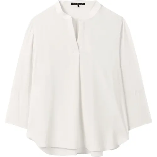 Elegante Bluse mit Rundhalsausschnitt , Damen, Größe: XL - LUISA CERANO - Modalova