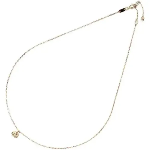 Pre-owned Jewellery, female, , Size: ONE SIZE Pre-owned Rose Gold necklaces - Gucci Vintage - Modalova