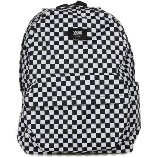 Backpacks, unisex, , Size: ONE SIZE Checkerboard Backpack /White - Vans - Modalova