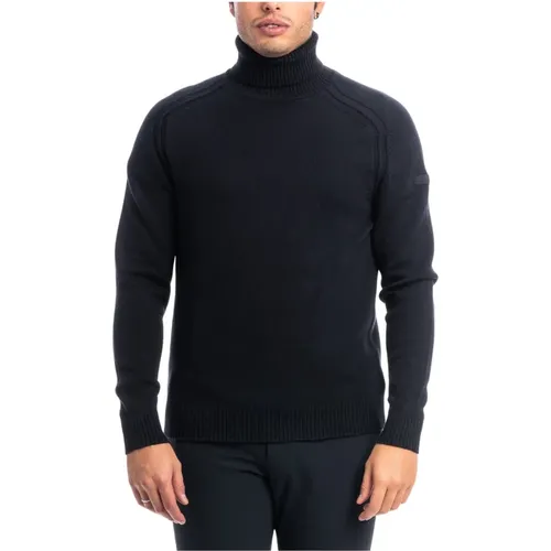 Turtlenecks, male, , Size: XL Solid Turtleneck - RRD - Modalova