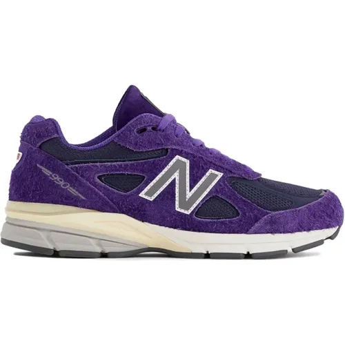 Sneakers, male, , Size: 9 1/2 US Plum USA Sneakers Logo - New Balance - Modalova