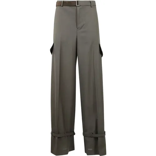 Elegante Maßgeschneiderte Hose , Damen, Größe: M - Sacai - Modalova