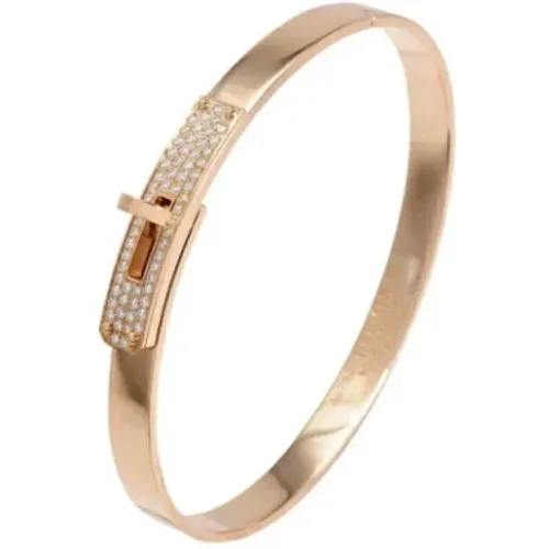 Pre-owned Jewellery, female, , Size: ONE SIZE Pre-owned Rose Gold bracelets - Hermès Vintage - Modalova