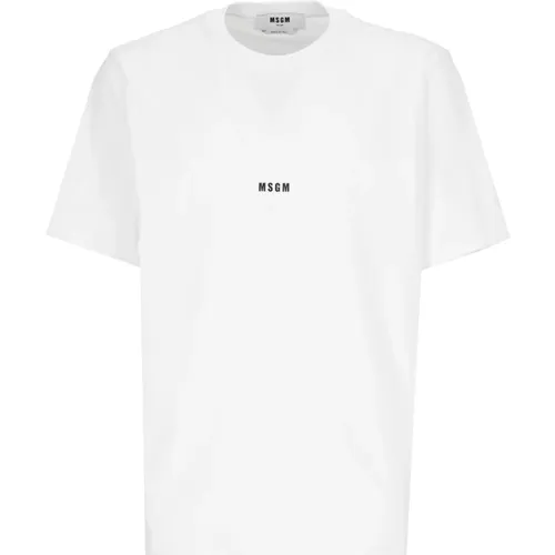 T-shirt , male, Sizes: M, XL, L - Msgm - Modalova