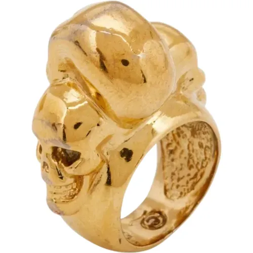 Pre-owned Jewellery, female, , Size: ONE SIZE Pre-owned Metal rings - Alexander McQueen Pre-owned - Modalova