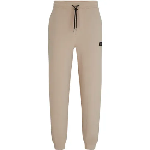 Sporty Trousers with Elasticized Logo , male, Sizes: L, 2XL, XL - Hugo Boss - Modalova
