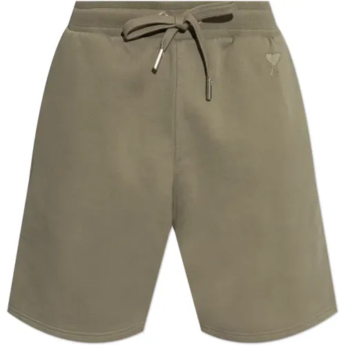 Casual Shorts, male, , Size: XS Logo Shorts - Ami Paris - Modalova