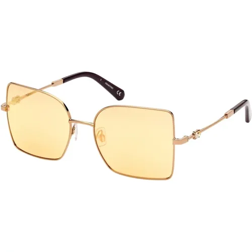 Sunglasses, unisex, , Size: 57 MM Bronze Gold/ Sunglasses Sk0353 - Swarovski - Modalova