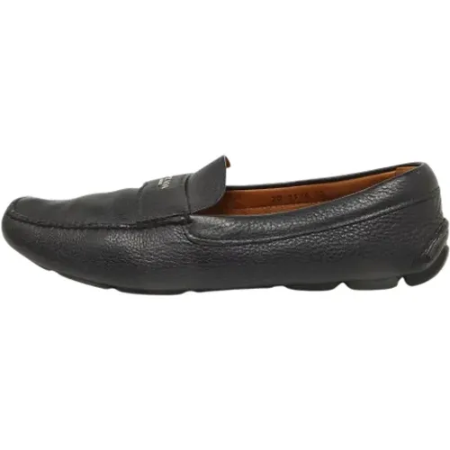 Pre-owned Flats, male, , Size: 13 US Pre-owned Leather flats - Prada Vintage - Modalova