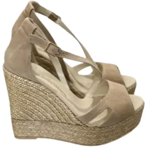 Camel Sandals , female, Sizes: 7 UK - Espadrilles - Modalova