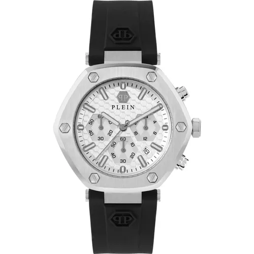 Watches, male, , Size: ONE SIZE Hexagon Chrono Watch - Philipp Plein - Modalova