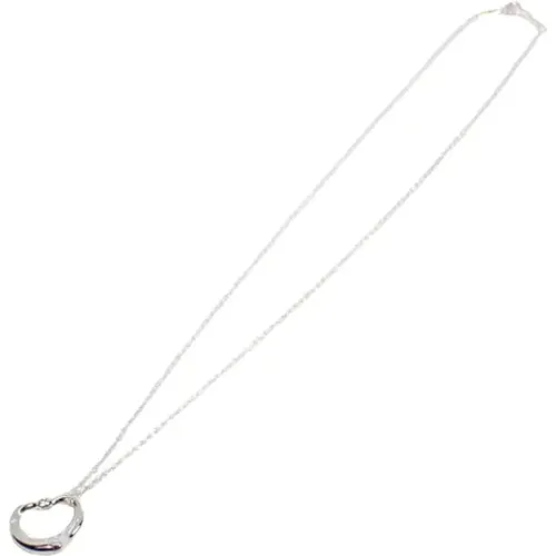 Pre-owned Jewellery, female, , Size: ONE SIZE Pre-owned Silver necklaces - Tiffany & Co. Pre-owned - Modalova