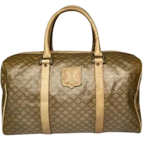 Pre-owned Weekend Bags, female, , Size: ONE SIZE Pre-owned Leather Vintage Weekend Bag - Celine Vintage - Modalova