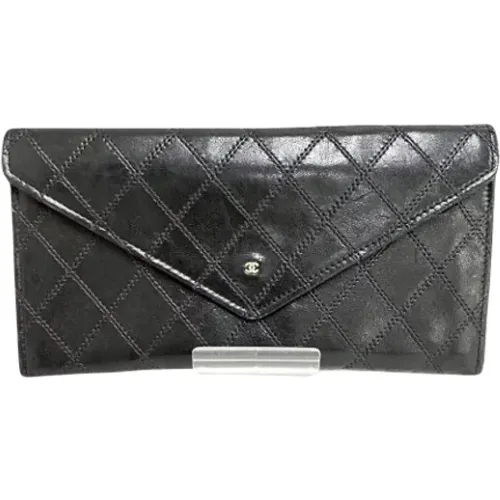 Pre-owned Leather wallets , female, Sizes: ONE SIZE - Chanel Vintage - Modalova