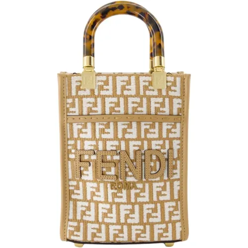 Sunshine Shopping Bag , female, Sizes: ONE SIZE - Fendi - Modalova