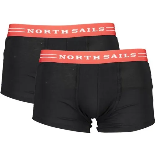 Bottoms, male, , Size: 2XL Cotton Boxer Shorts Bi-Pack - North Sails - Modalova