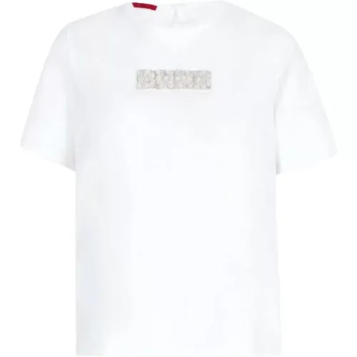 T-Shirts, female, , Size: M Cropped T-Shirt - Carolina Herrera - Modalova