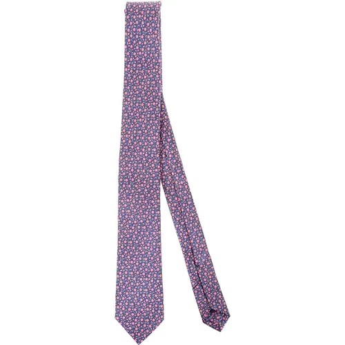 Hand-Sewn Tailored Tie , male, Sizes: ONE SIZE - Errico Formicola - Modalova