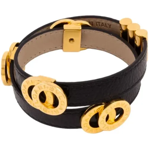 Pre-owned Leather bracelets , female, Sizes: ONE SIZE - Bvlgari Vintage - Modalova