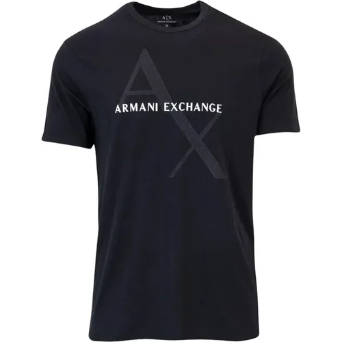 T-Shirts , Herren, Größe: M - Armani Exchange - Modalova