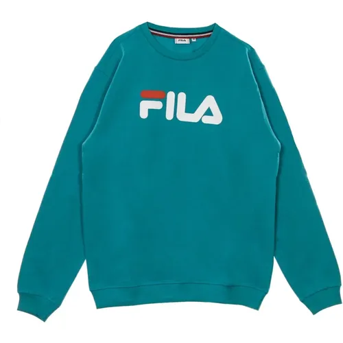 Sweatshirts, male, , Size: M Crew Neck Sweatshirt - Fila - Modalova