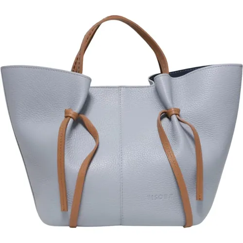 Leather Shopper Bag , female, Sizes: ONE SIZE - Plinio Visonà - Modalova