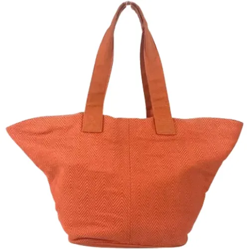 Pre-owned Tote Bags, female, , Size: ONE SIZE Pre-owned Fabric shoulder-bags - Hermès Vintage - Modalova