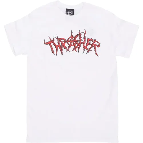 Weißes Streetwear T-Shirt , Herren, Größe: XL - Thrasher - Modalova