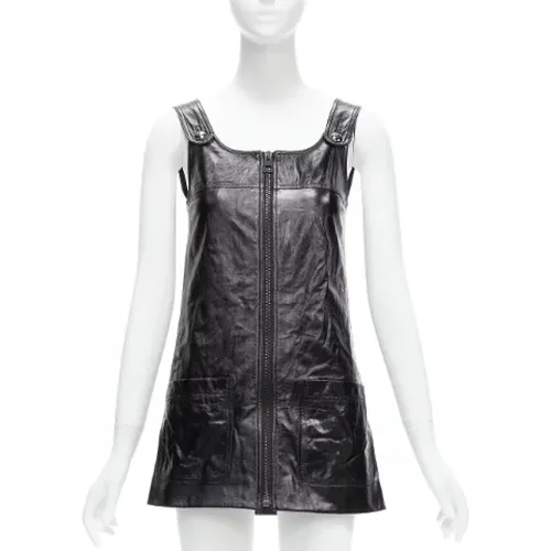 Pre-owned Leather dresses , female, Sizes: S - Dior Vintage - Modalova