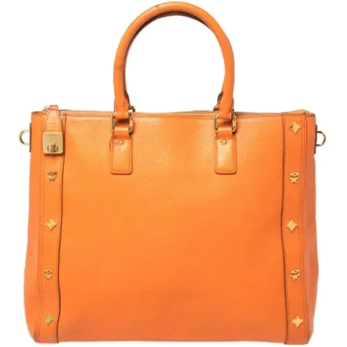 Pre-owned Tote Bags, female, , Size: ONE SIZE Pre-owned Leather totes - MCM Pre-owned - Modalova