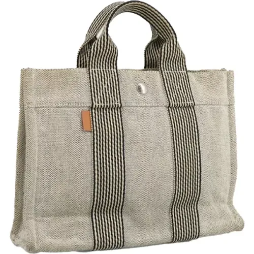 Pre-owned Tote Bags, female, , Size: ONE SIZE Pre-owned Canvas totes - Hermès Vintage - Modalova