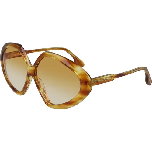 Sunglasses, female, , Size: 64 MM Stylish Sunglasses Vb614S in Color 222 - Victoria Beckham - Modalova