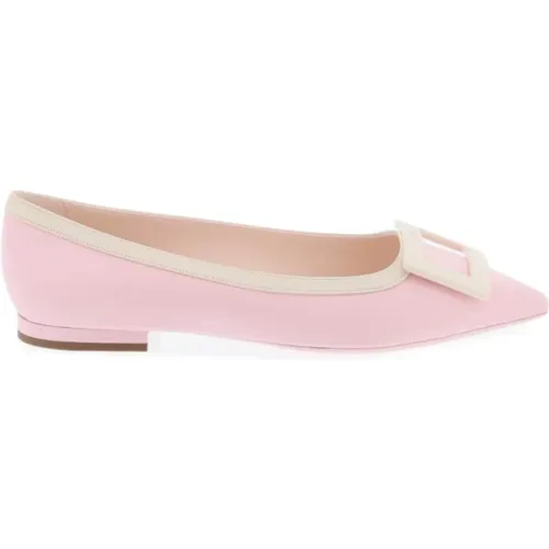 Leder Ballerinas mit RV-Schnalle - Roger Vivier - Modalova