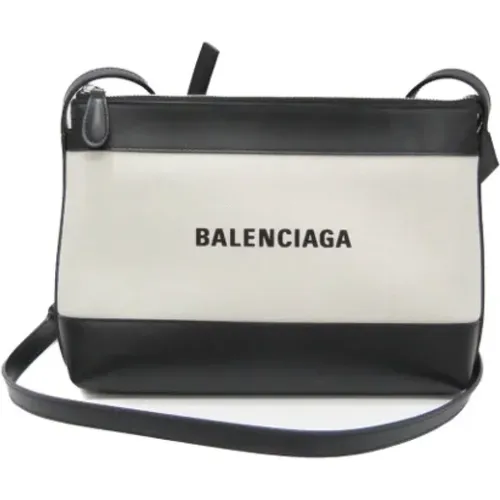 Pre-owned Cross Body Bags, female, , Size: ONE SIZE Pre-owned Canvas shoulder-bags - Balenciaga Vintage - Modalova