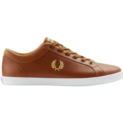 Leder Tennisschuhe , Herren, Größe: 41 EU - Fred Perry - Modalova