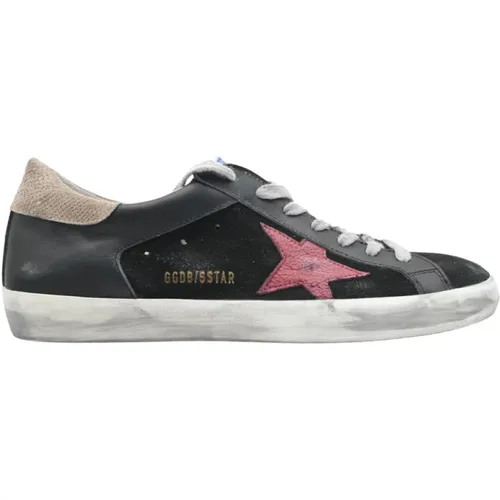 And Bordeaux Star Sneakers , male, Sizes: 9 UK - Golden Goose - Modalova