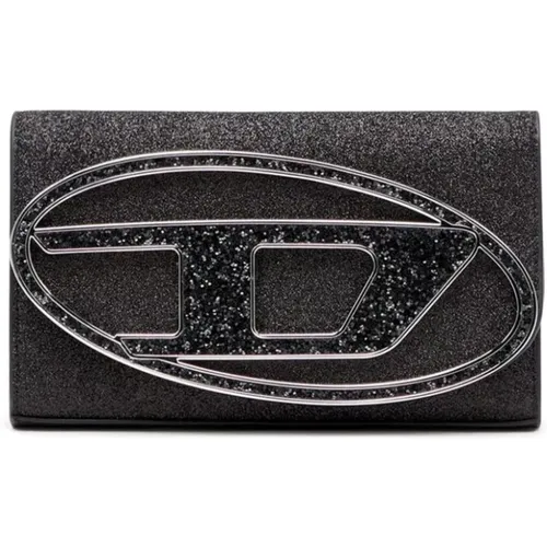 Glitter Strap Wallet , female, Sizes: ONE SIZE - Diesel - Modalova