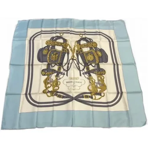 Pre-owned Scarves, female, , Size: ONE SIZE Pre-owned Silk scarves - Hermès Vintage - Modalova