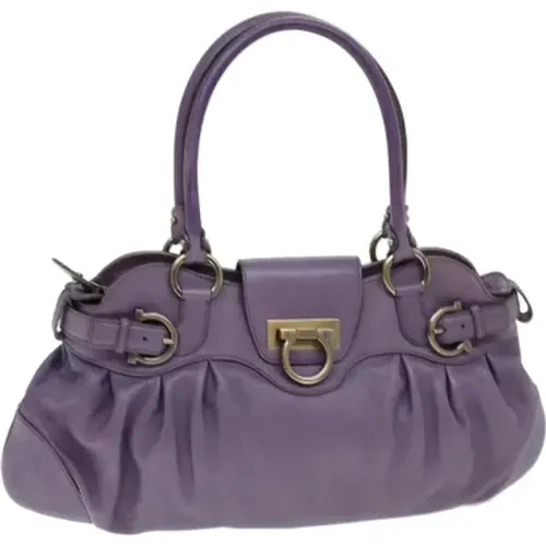 Pre-owned Leather handbags , female, Sizes: ONE SIZE - Salvatore Ferragamo Pre-owned - Modalova