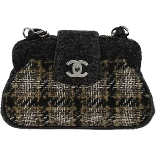 Pre-owned Shoulder Bags, unisex, , Size: ONE SIZE Pre-owned Wool chanel-bags - Chanel Vintage - Modalova