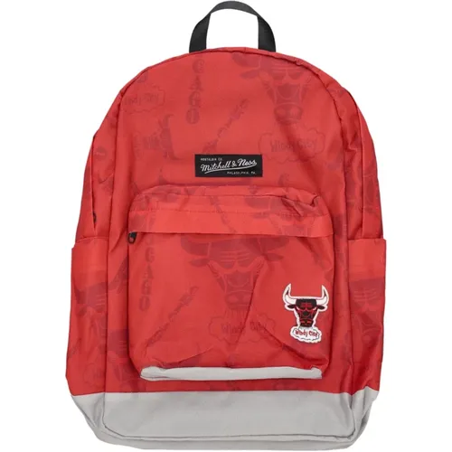 Backpacks, unisex, , Size: ONE SIZE Chicago Bulls NBA Team Logo Backpack - Mitchell & Ness - Modalova