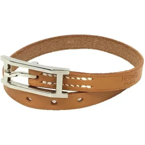 Pre-owned Jewellery, female, , Size: ONE SIZE Pre-owned Leather hermes-jewelry - Hermès Vintage - Modalova