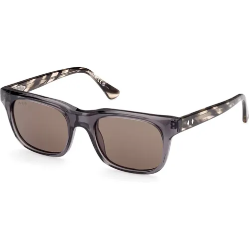 Stylische Herrensonnenbrille , Herren, Größe: 53 MM - WEB Eyewear - Modalova