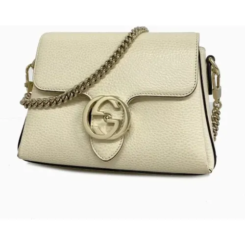 Pre-owned Cross Body Bags, female, , Size: ONE SIZE Pre-owned Leather gucci-bags - Gucci Vintage - Modalova