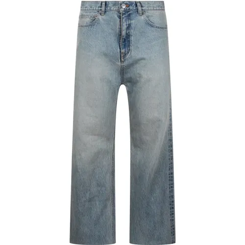 Straight Jeans, male, , Size: W32 Baggy Denim Pants - Balenciaga - Modalova