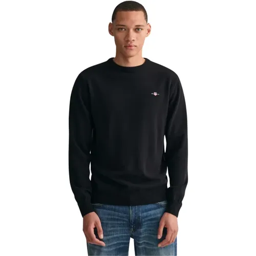 Klassischer Wollpullover , Herren, Größe: 3XL - Gant - Modalova