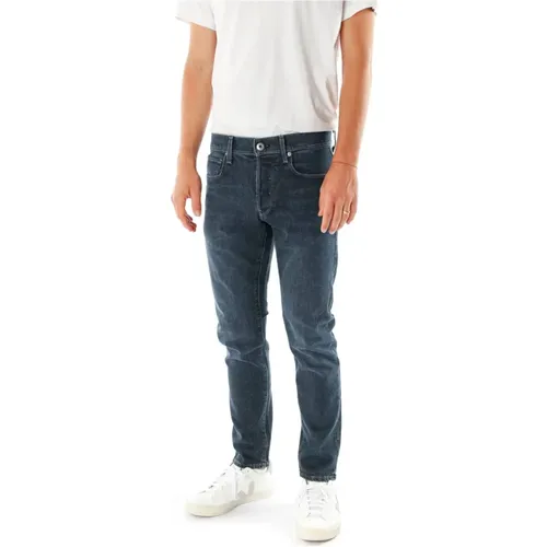 Slim Fit Mid Waist Jeans , Herren, Größe: W34 L30 - G-Star - Modalova